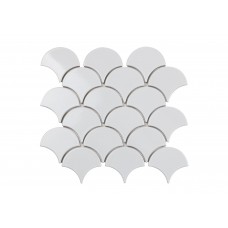 Керамическая мозаика WHITE SCALES